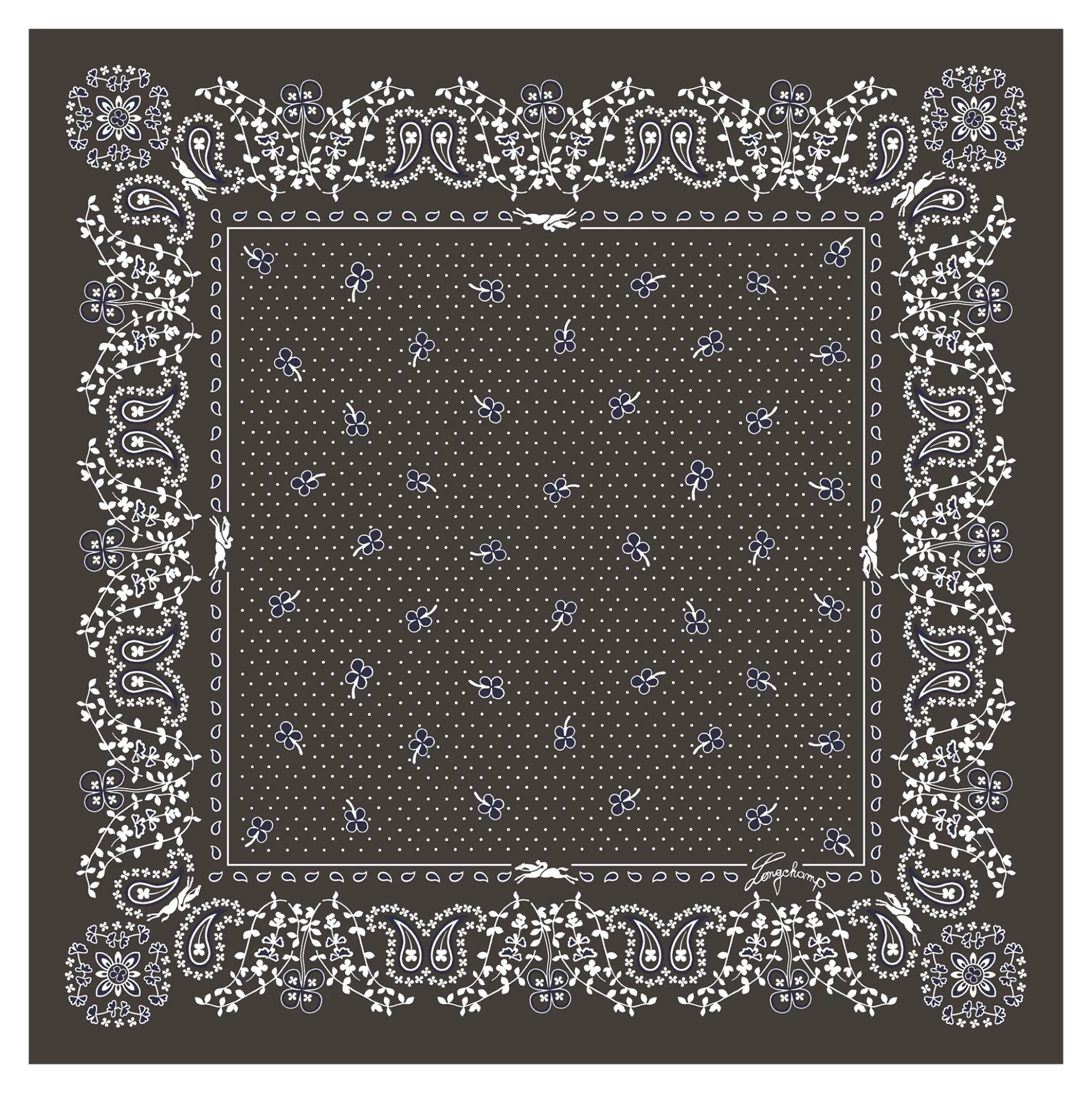 Carré de soie 50 French Bandana