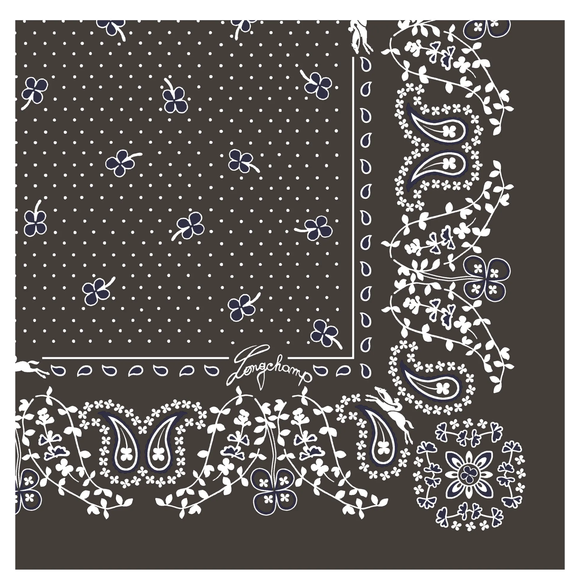 Carré de soie 50 French Bandana
