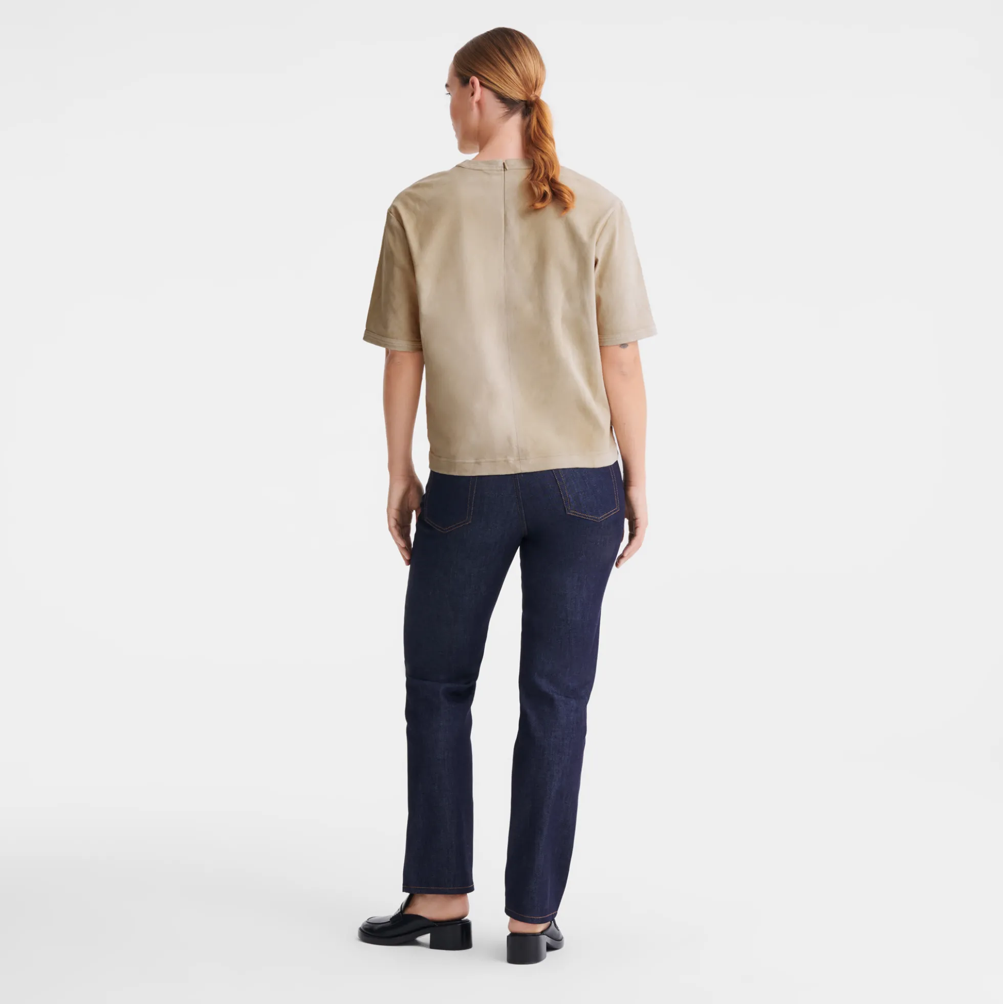 Tee-shirt en cuir