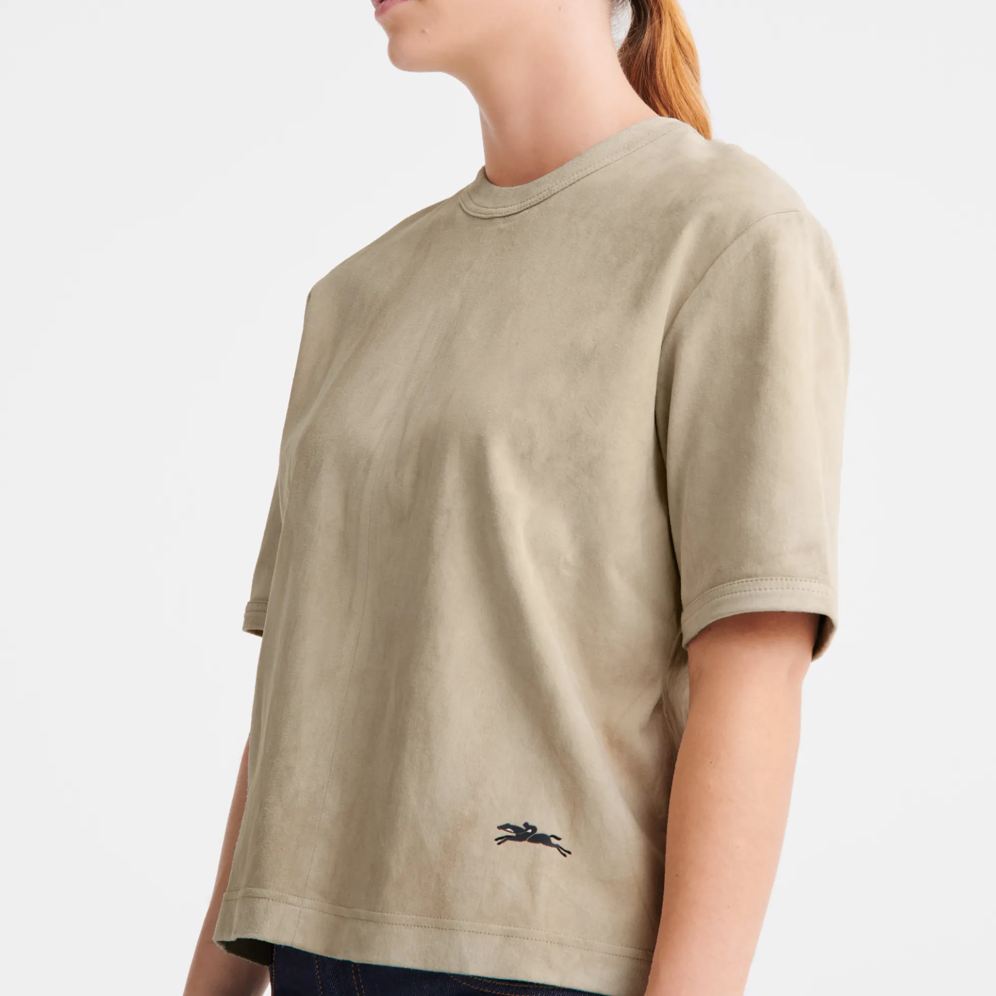 Tee-shirt en cuir